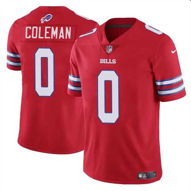 Men & Women & Youth Buffalo Bills #0 Keon Coleman Red 2024 Draft Vapor Untouchable Limited Stitched Jersey